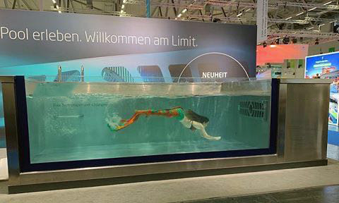 Struktur-Pool des Edelstahl-316 im Freien mit Acrylglas-Wand-beweglichem Metallrahmen-Pool