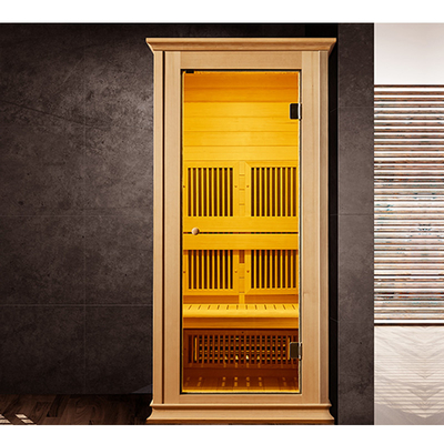 Personen-traditionelle Sauna kleine des Kohlenstoff-Faser-Platten-weite Infrarotsauna-Raum-1