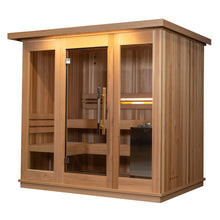 4-6 nordische Innenfichte der Personen-traditionelle Sauna-9kw trocken mit Harvia-Heizung