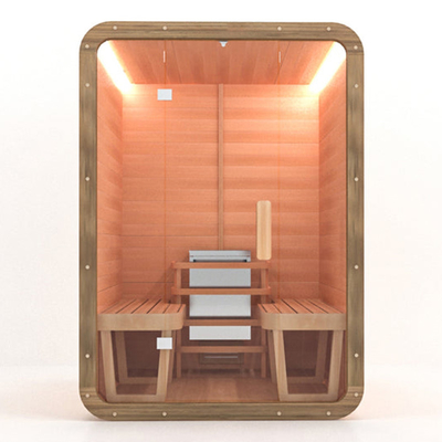 Person traditioneller Tendenz-tragbarer Sauna-Körper-rote Cedar Steam Sauna Rooms 2