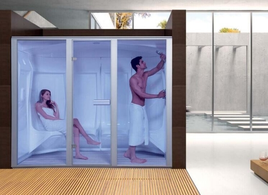 Moderner Art-Sauna-Dampf-Badezimmer-Rechnersteuerungs-acrylsauerkontrollbereich