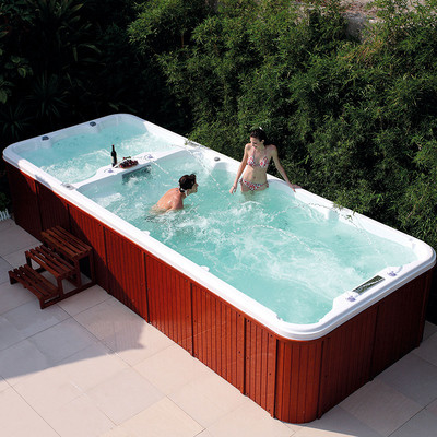 Freistehende Fertig-BADEKURORT Pool-heiße Wannen-Strudel-Massage im Freien über Grundpool