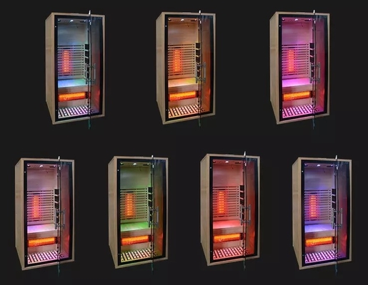 Formen Sie Raum-weiten Infrarotsauna-Badekurort finnischen Mini Sauna For Half Body 100KG