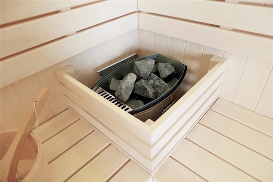 Große Person Cedar Sauna der Größe CER Dampftrockner-Sauna-Kombinations-Haus-Familien-4