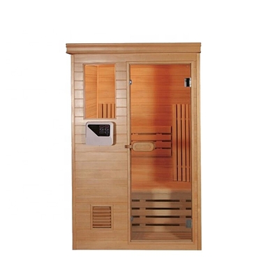 Fertighölzerne Personen-Dampf-Ecksauna des Salz-Raum-4 für Hotelzimmer