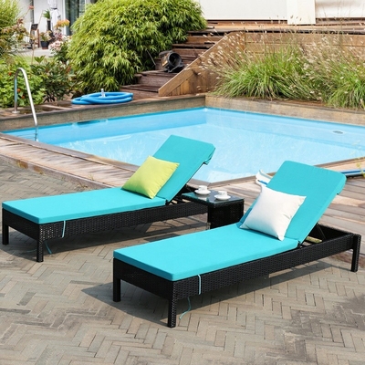 Freizeit im Freien Weiden-Sun-Ruhesessel-Bett-Rattan-Chaise Lounge Chair For Beach-Swimmingpool