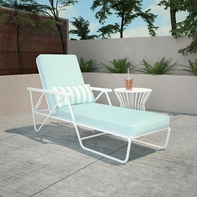 Garten-Pool Sun-Ruhesessel-Freizeit im Freien stützende einzelne Chaise With Cushions im Freien