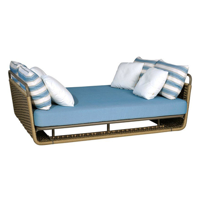 Im Freien gesponnener Seil Freizeit-Patio-Möbel-Pool Sun Ruhesessel Daybed