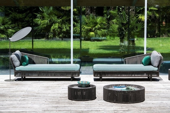 Garten-Ruhesessel-Stuhl Patio-Freizeit-Chaise Lounge Daybed Contract Qualitys Baech im Freien