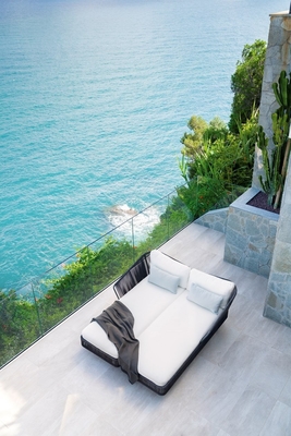Garten-Ruhesessel-Stuhl Patio-Freizeit-Chaise Lounge Daybed Contract Qualitys Baech im Freien