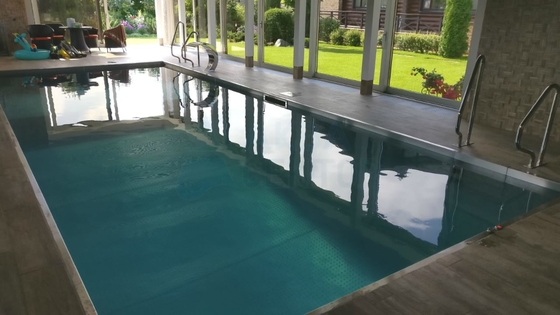 Große schwimmendes Stahlkonstruktions-Pool SS 316 rechteckig über modularen Grundpools