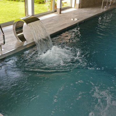 Große schwimmendes Stahlkonstruktions-Pool SS 316 rechteckig über modularen Grundpools