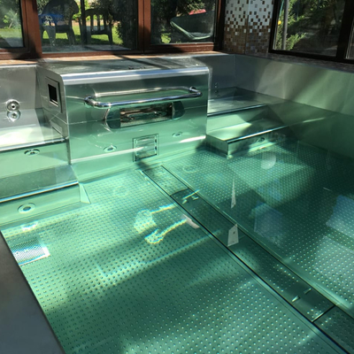 Struktur-Pool des Edelstahl-316 im Freien mit Acrylglas-Wand-beweglichem Metallrahmen-Pool