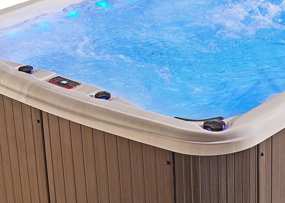 Hydrotherapie-Fiberglas-heiße Wanne über Grundschwimmen-Badekurort-vorfabriziertem Swimmingpool