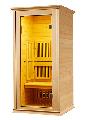 Personen-traditionelle Sauna kleine des Kohlenstoff-Faser-Platten-weite Infrarotsauna-Raum-1