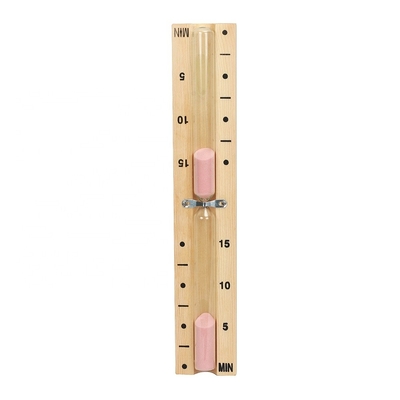 An der Wand befestigte Sauna-Timer-Sanduhr 15 Min Room Sand Glass Clock/Sauna-Sand-Timer