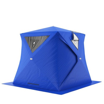 Tragbare Nylonsauna-im Freien blaues Zelt mit großen kampierenden Produkten Windows