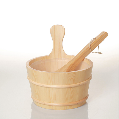 Kiefer Pail With Insert Sauna Bucket 1.3CM Stärke-4L 5L 6L mit Unterseite