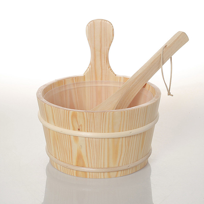 Kiefer Pail With Insert Sauna Bucket 1.3CM Stärke-4L 5L 6L mit Unterseite