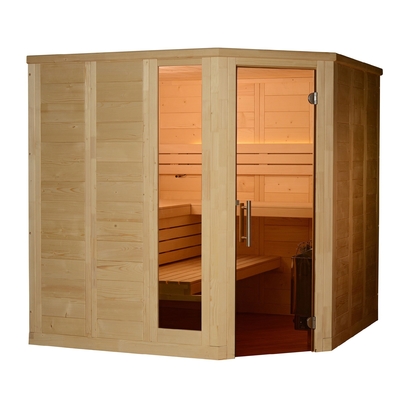 feste nordische gezierte SS Innenscharniere des traditionellen des Dampf-8kw Sauna-Raumes