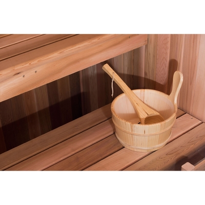 trockene traditionelle Sauna-hölzernes InnenRed-cedar ETL des Dampf-220V